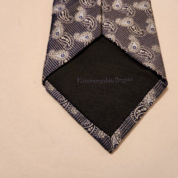 Ermenegildo Zegna Ermenegildo Zegna men's new 100%silk tie 3 1/2" X 59 1/2" Size ONE SIZE - 3 Thumbnail