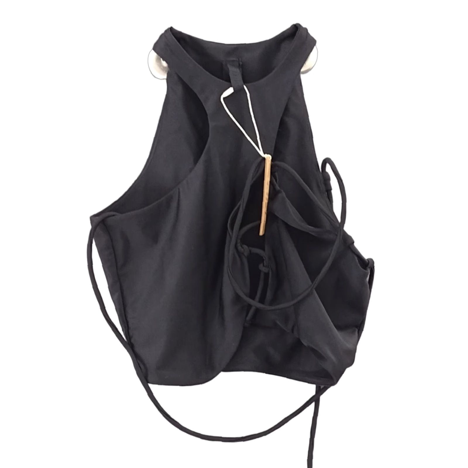 SKIMS SKIMS Bralette Top Crossover Onyx XS AP-CRP-2108 Size ONE SIZE - 1 Thumbnail