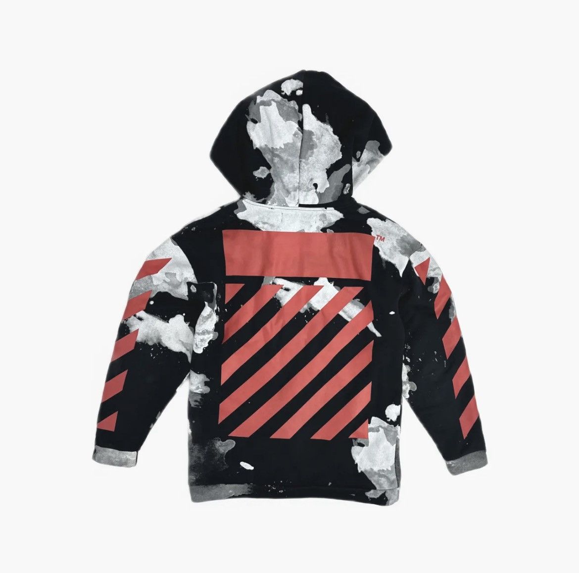 Off-White Liquid Spots Zip-Up Hoodie Size US XS / EU 42 / 0 - 2 Thumbnail