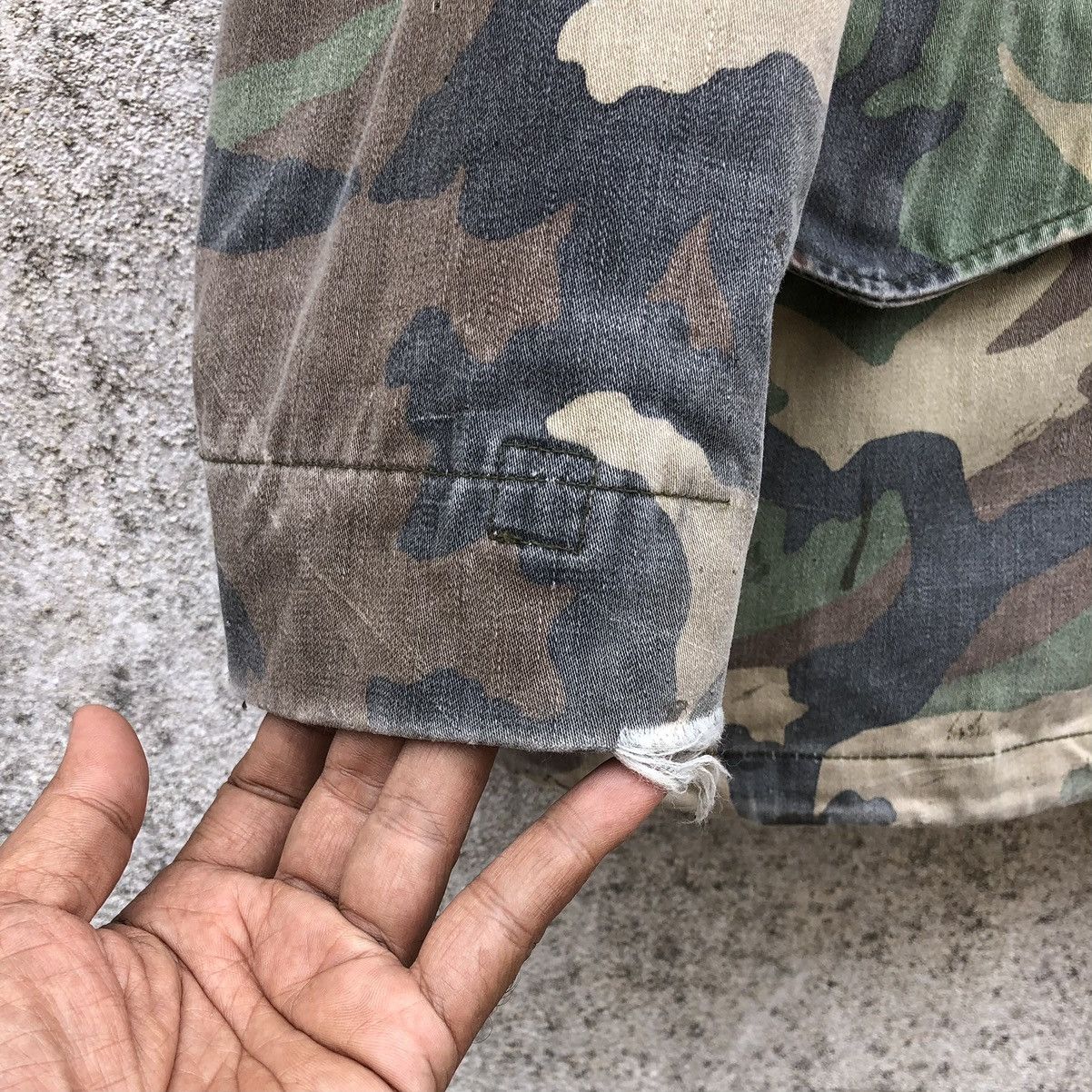Alpha Industries 🔥VTG 80s Alpha Cold Weather Field THRASHED DISTRESSED Jacket Size US M / EU 48-50 / 2 - 15 Thumbnail