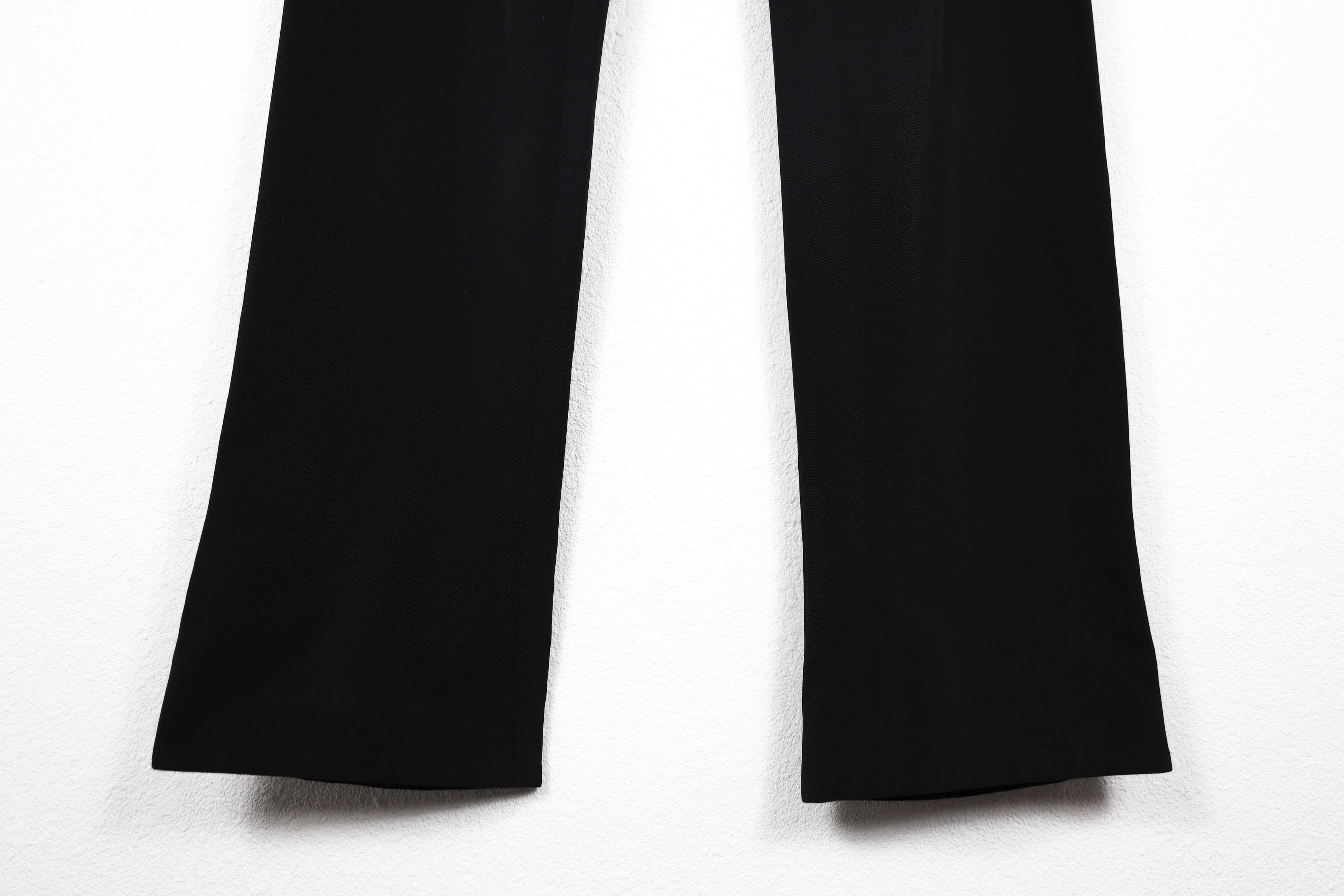 Jil Sander Womens Jil Sander Black Polyamide Chino Flare Track Pants 38 Size 26" / US 2 / IT 38 - 4 Thumbnail