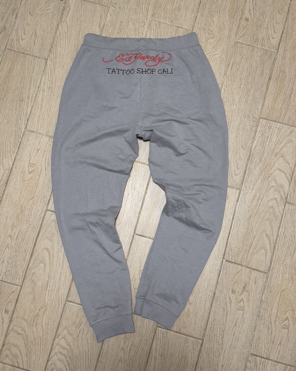 Ed Hardy Vintage Ed Hardy Crazy pants denim baggy sweatpants y2k Size US 34 / EU 50 - 6 Thumbnail