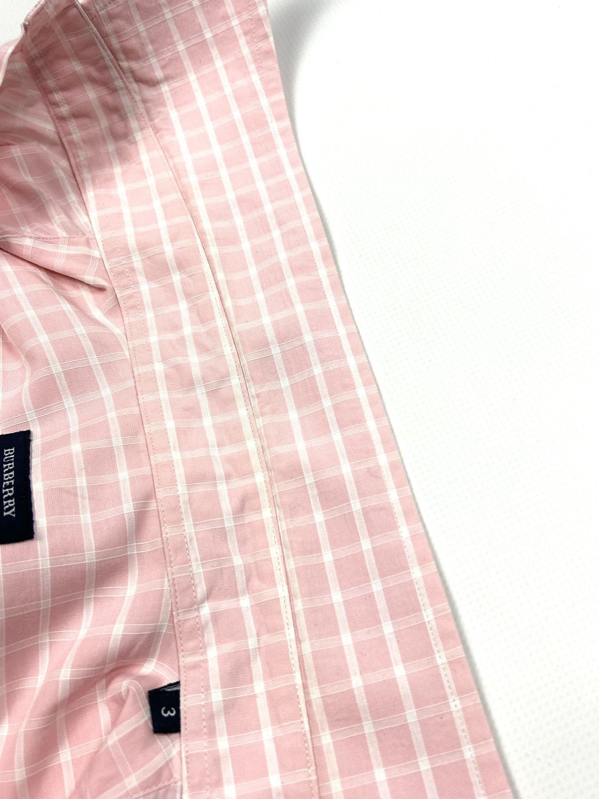 Burberry Vintage Burberry Pink Check Short Sleeve Button-Up Shirt M Size US M / EU 48-50 / 2 - 18 Thumbnail