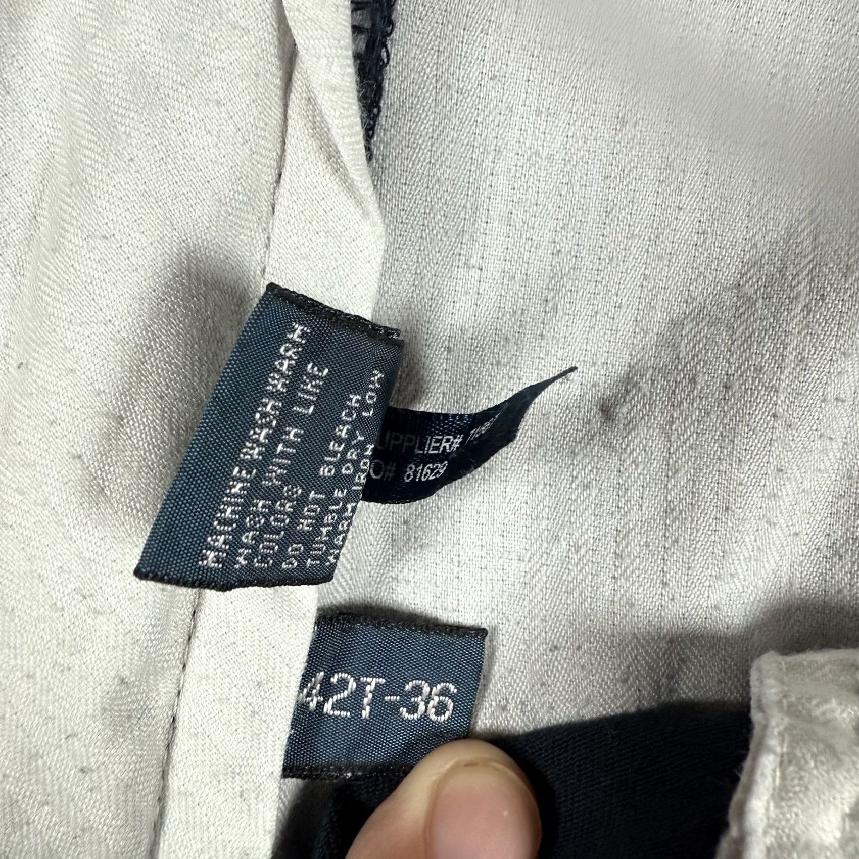 Polo Ralph Lauren VINTAGE Polo Ralph Lauren Chino Pants Mens Blue 40x36 Straight Leg Distressed 40 Blue Chino Mens Pants Size US L / EU 52-54 / 3 - 5 Thumbnail
