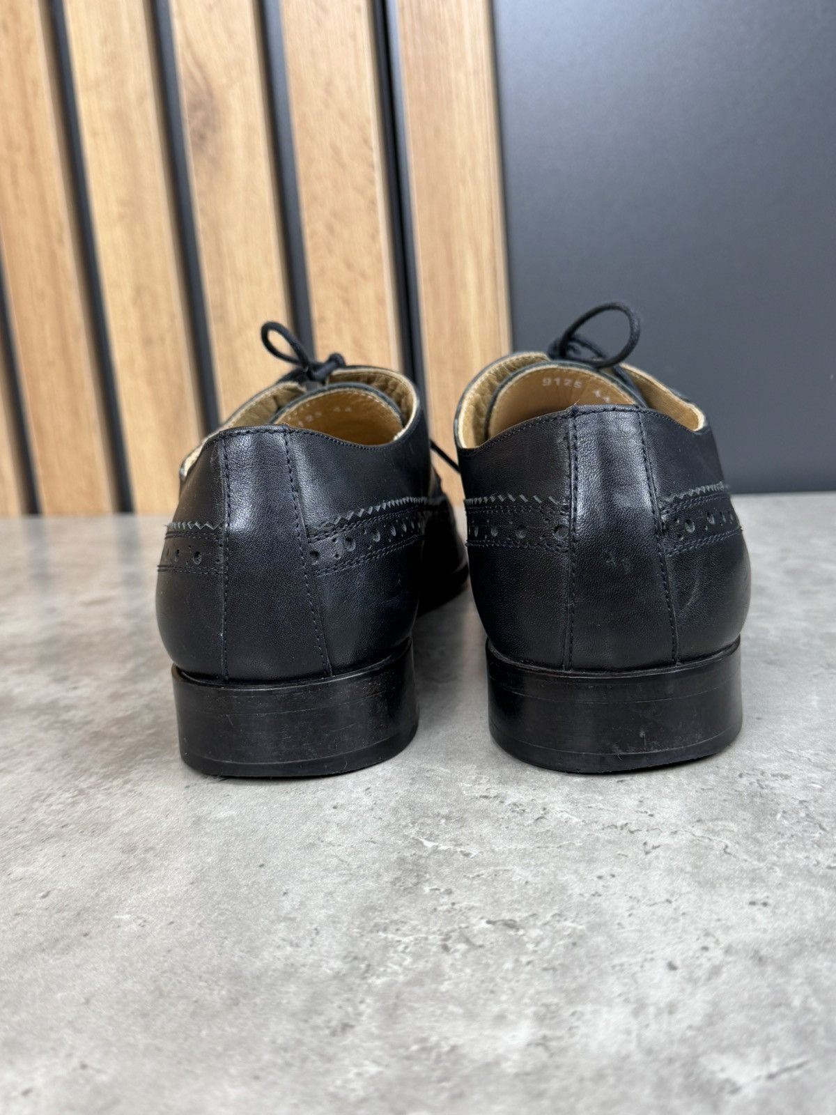 John Galliano John Galliano Black Brogue Derby Shoes EU 44 Size US 11 / EU 44 - 5 Thumbnail