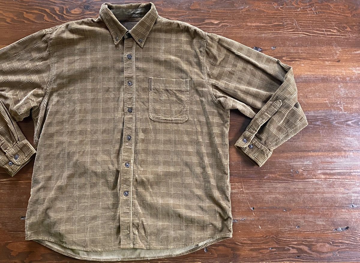 Clearwater Outfitters Vintage Y2K’s Clearwater Brown Corduroy Button Up Shirt Size US XL / EU 56 / 4 - 1 Thumbnail