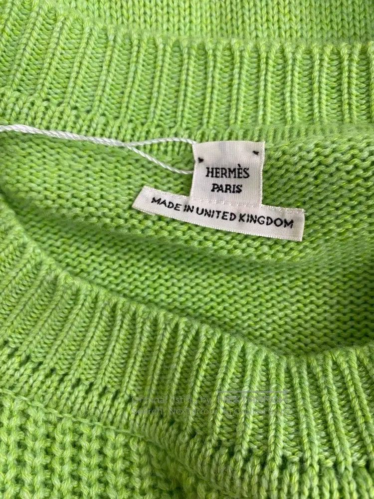 Hermes Hermes Green sweater Size XS / US 0-2 / IT 36-38 - 4 Thumbnail