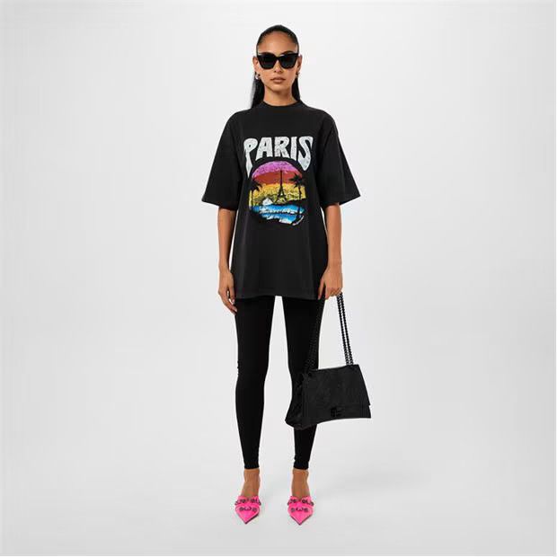Balenciaga o1g2r1mq0924 T Shirts in Black Size M / US 6-8 / IT 42-44 - 6 Thumbnail