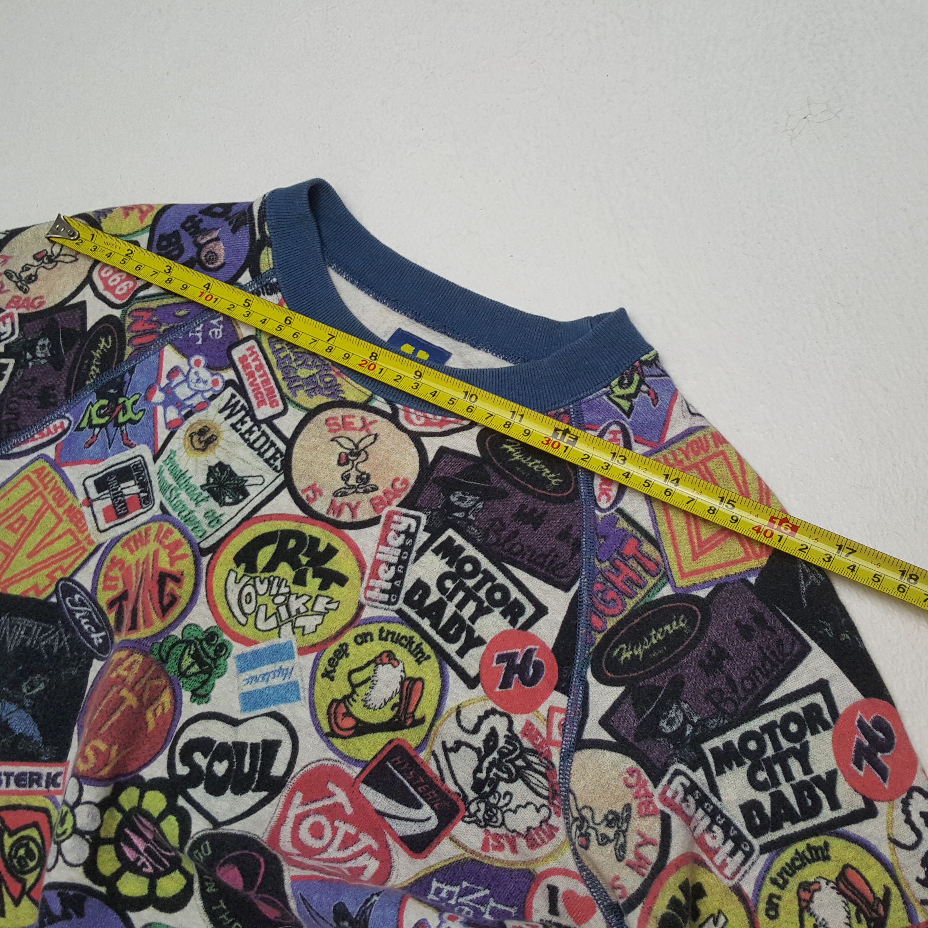 Hysteric Glamour × Japanese Brand × Vintage Vintage HYSTERIC GLAMOUR Japanese Fashion Brand Sweatshirts Size XS / US 0-2 / IT 36-38 - 4 Thumbnail