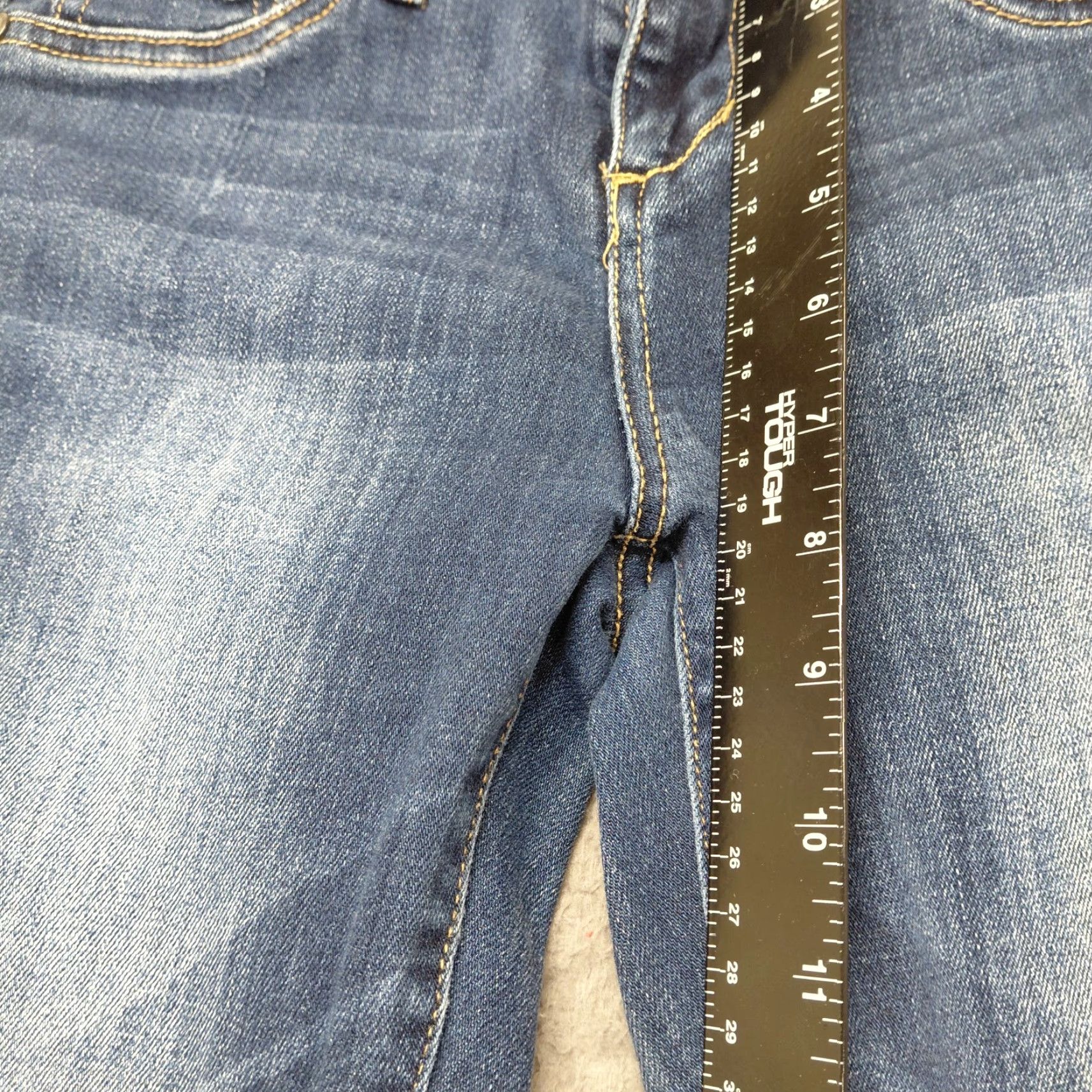 Vintage Maurice Jeans Woman’s Size M/R Indigo Blue Denim Stretch 27x31 Skinny Preppy EUC Size 32" / US 10 / IT 46 - 6 Thumbnail