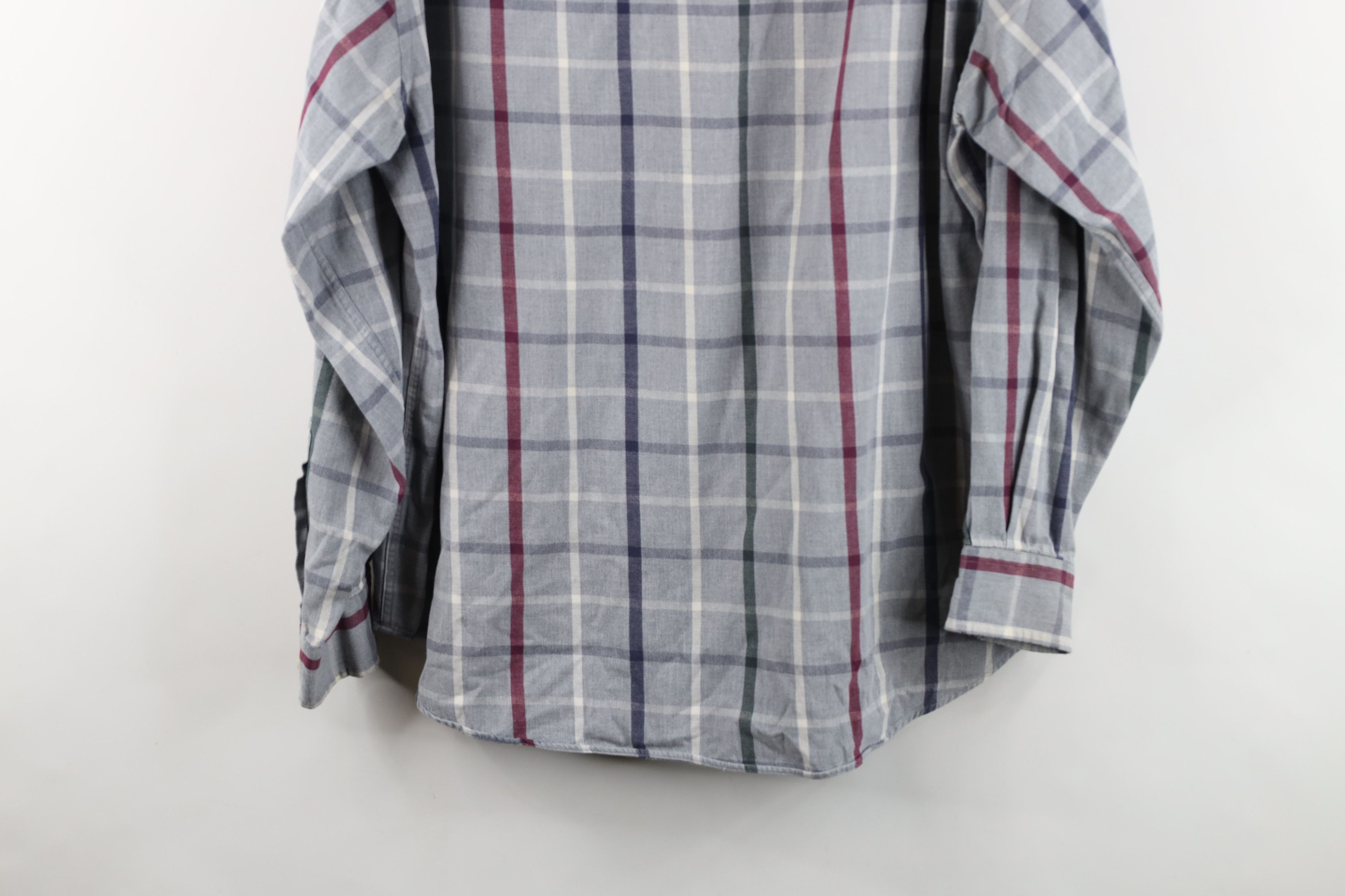 Tommy Hilfiger Vintage 90s Tommy Hilfiger Heavy Flannel Button Shirt Plaid Size US L / EU 52-54 / 3 - 16 Thumbnail