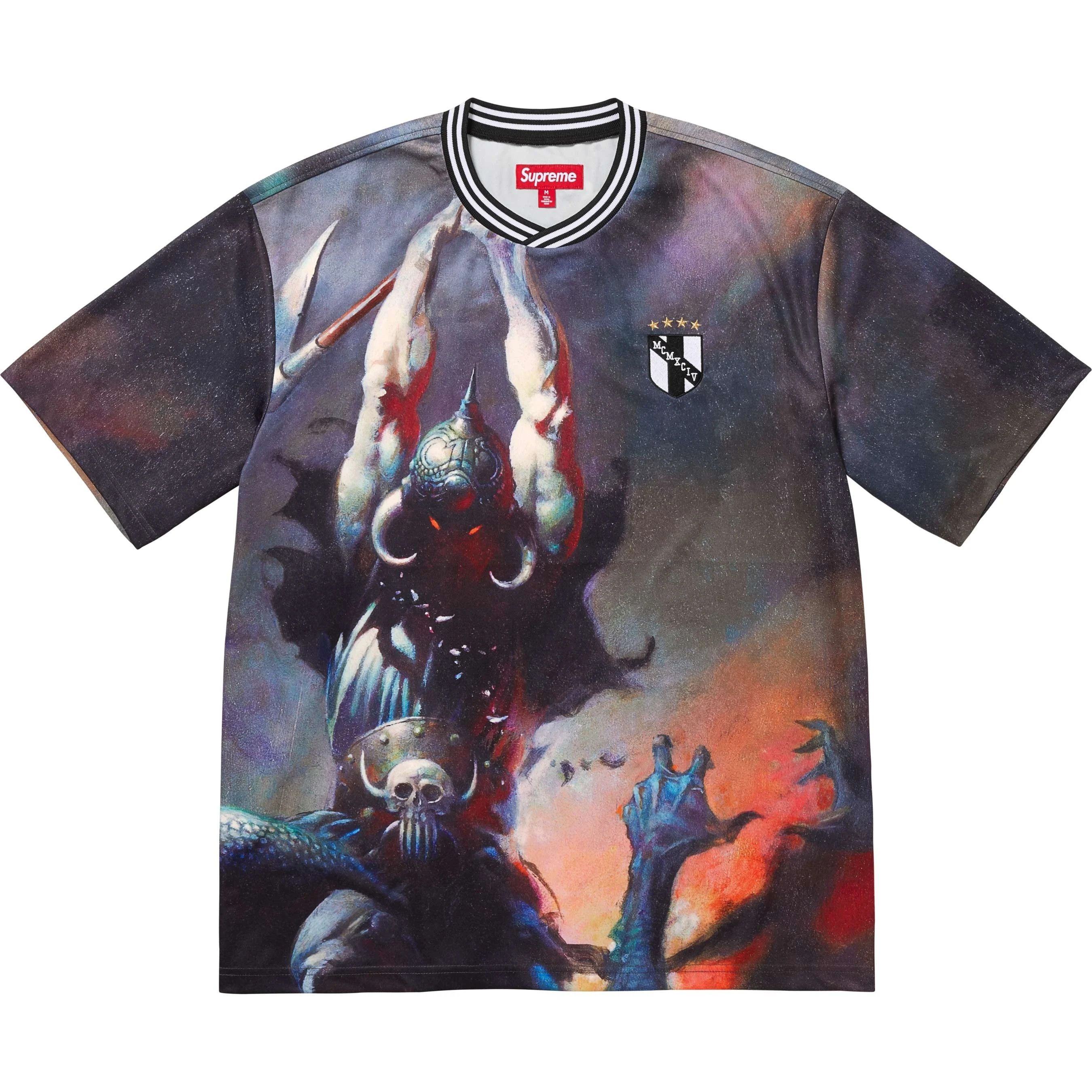 Supreme Supreme Frazetta Soccer Jersey Size US S / EU 44-46 / 1 - 1 Thumbnail