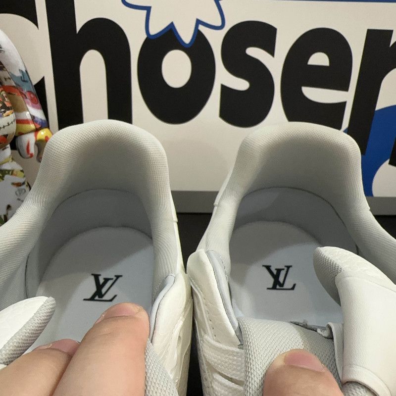 Louis Vuitton Louis Vuitton White Cement Low-Top Sneakers - Size US 11 / EU 44 - 7 Thumbnail
