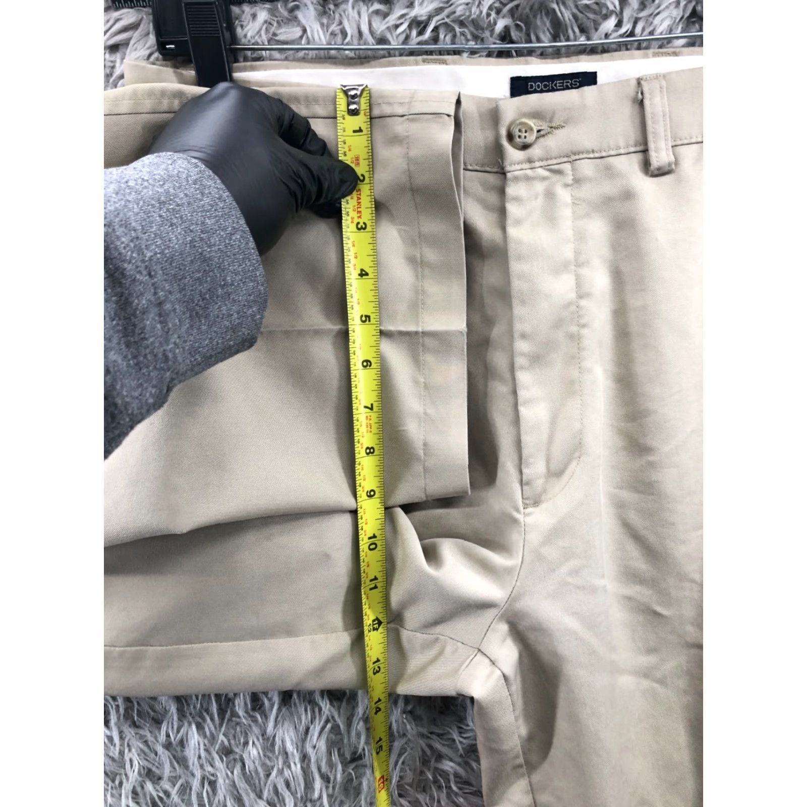 Dockers Dockers Straight Fit Pants Mens Size 34x34 Mid Rise Medium Wash Beige Size US 34 / EU 50 - 4 Thumbnail