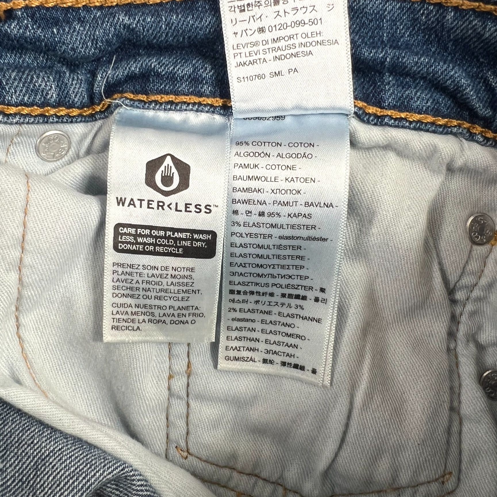 Levi's Levi's 505 Jeans Mens 34x32 Medium Wash Fade Straight Leg Regular Fit Denim Blue Size US 34 / EU 50 - 7 Thumbnail