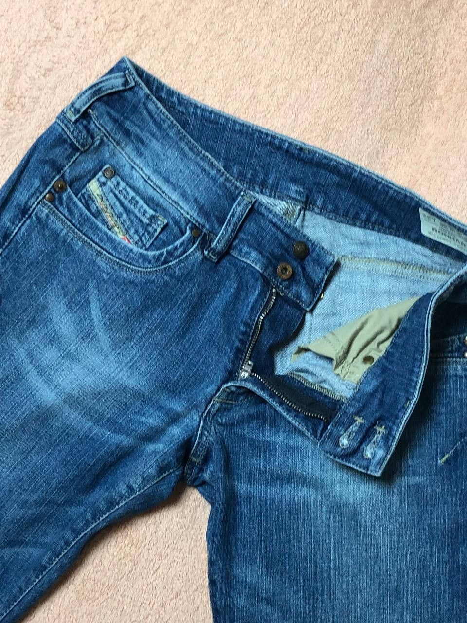 Diesel × Japanese Brand Vintage Diesel Y2K distressed Flare denim pants Size 30" / US 8 / IT 44 - 16 Thumbnail