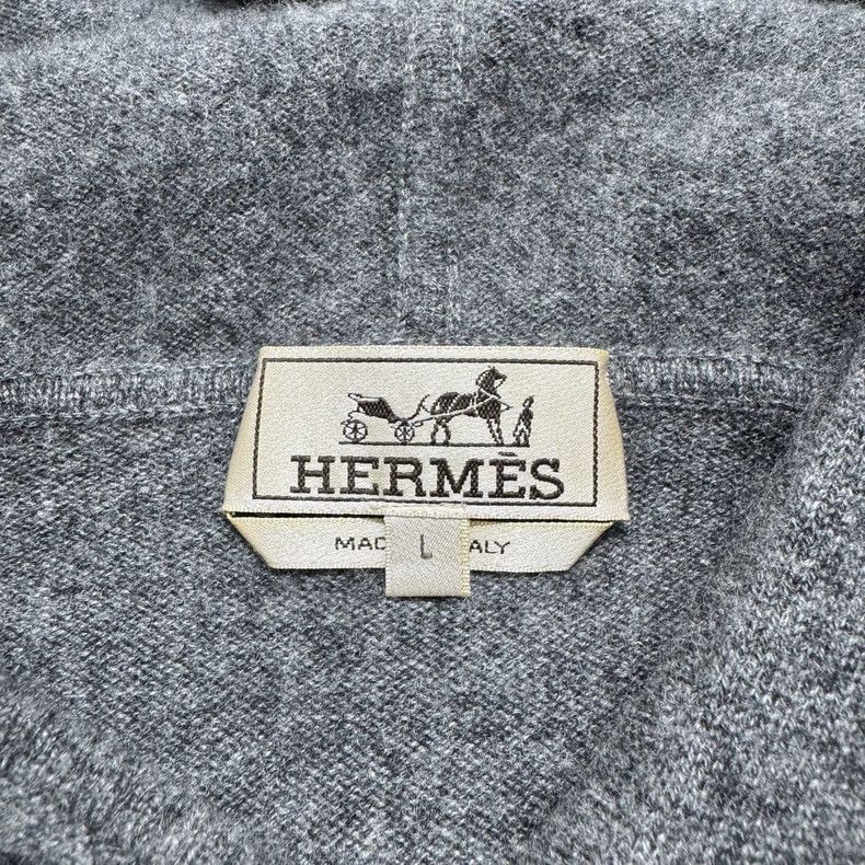 Hermes Hermes Horse Racing Cashmere Hoodie Size US L / EU 52-54 / 3 - 2 Thumbnail