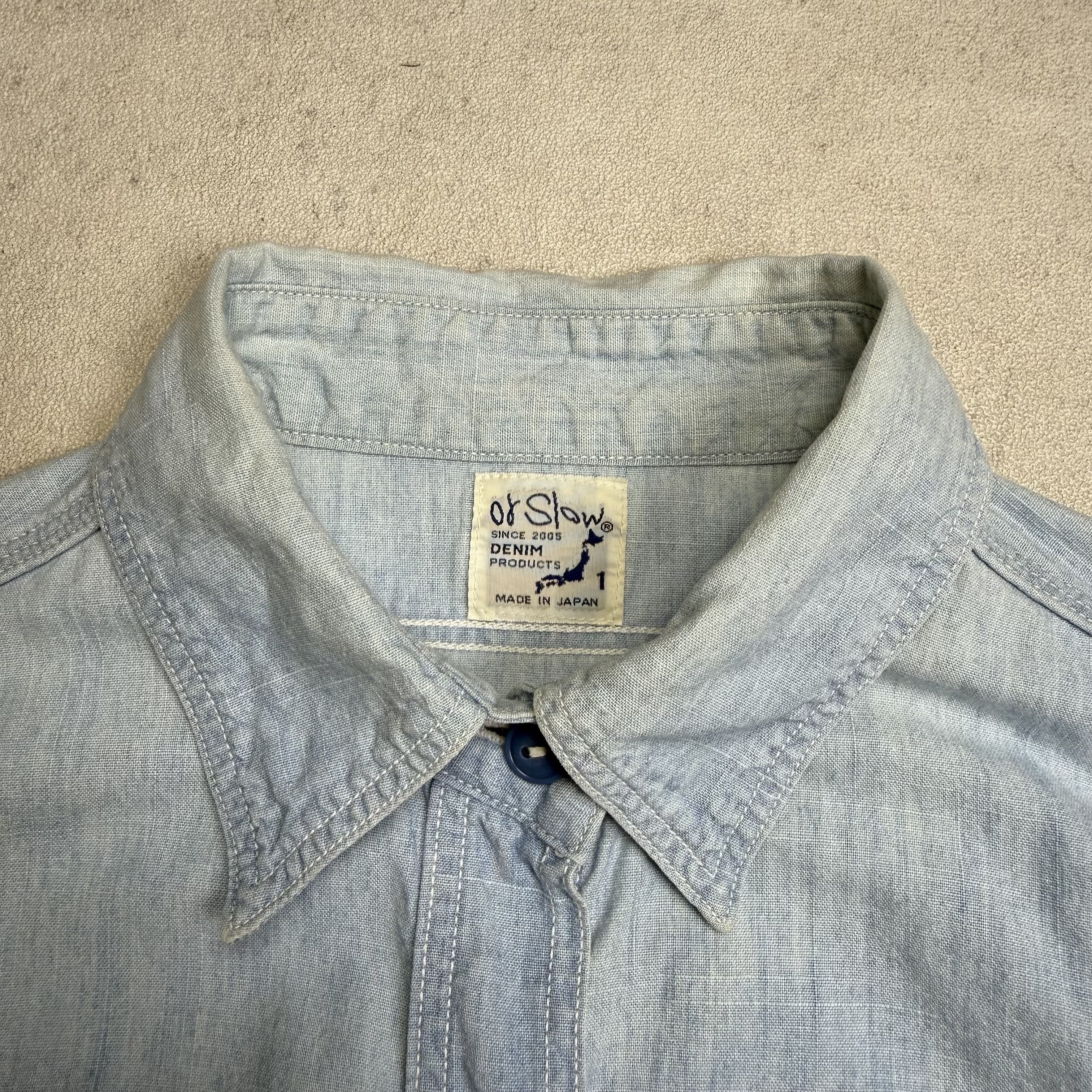 Orslow Orslow Chambray Shirt Size US S / EU 44-46 / 1 - 9 Thumbnail