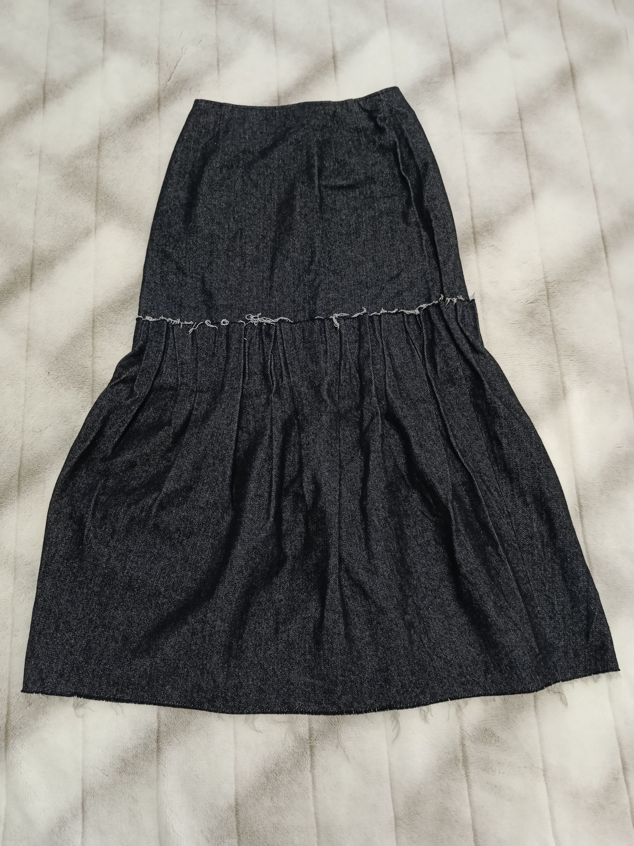 Issey Miyake Rare Vintage I.S Sunao Kuwahara Reconstruct Skirt Size 26" / US 2 / IT 38 - 2 Thumbnail