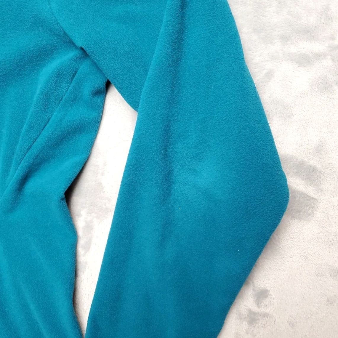 Eddie Bauer Eddie Bauer First Ascent Sweater Women L Teal 1/4 Zip Fleece Outdoors Gorp sweater Size L / US 10 / IT 46 - 3 Thumbnail