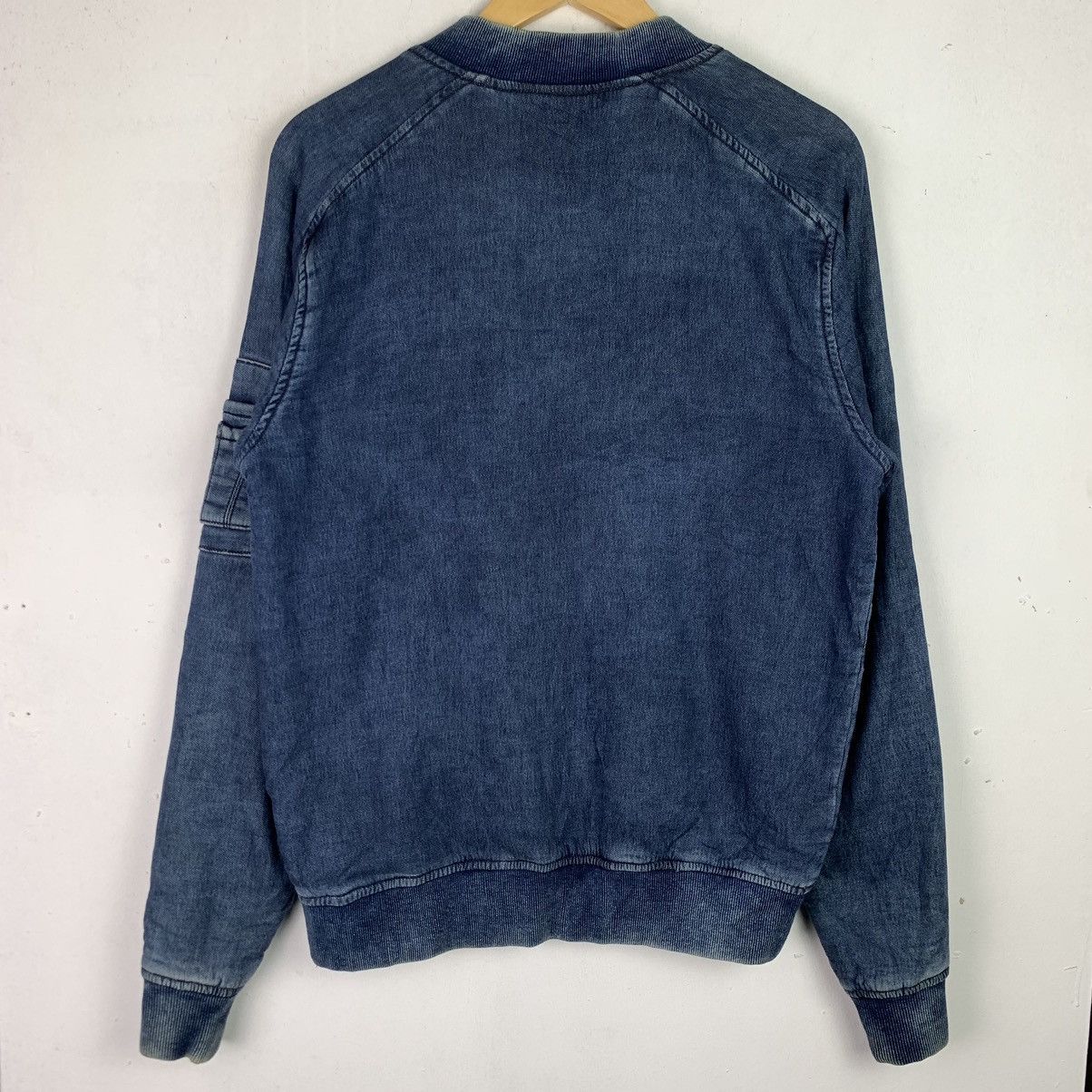 Vintage × Zara Vintage Zara 1975 Denim Bomber Jacket Size US M / EU 48-50 / 2 - 13 Thumbnail
