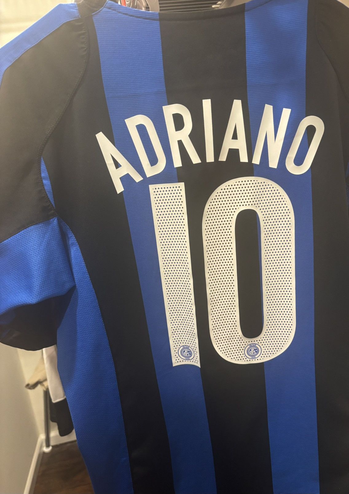 Nike Inter Milan Adriano Jersey Size US L / EU 52-54 / 3 - 2 Thumbnail