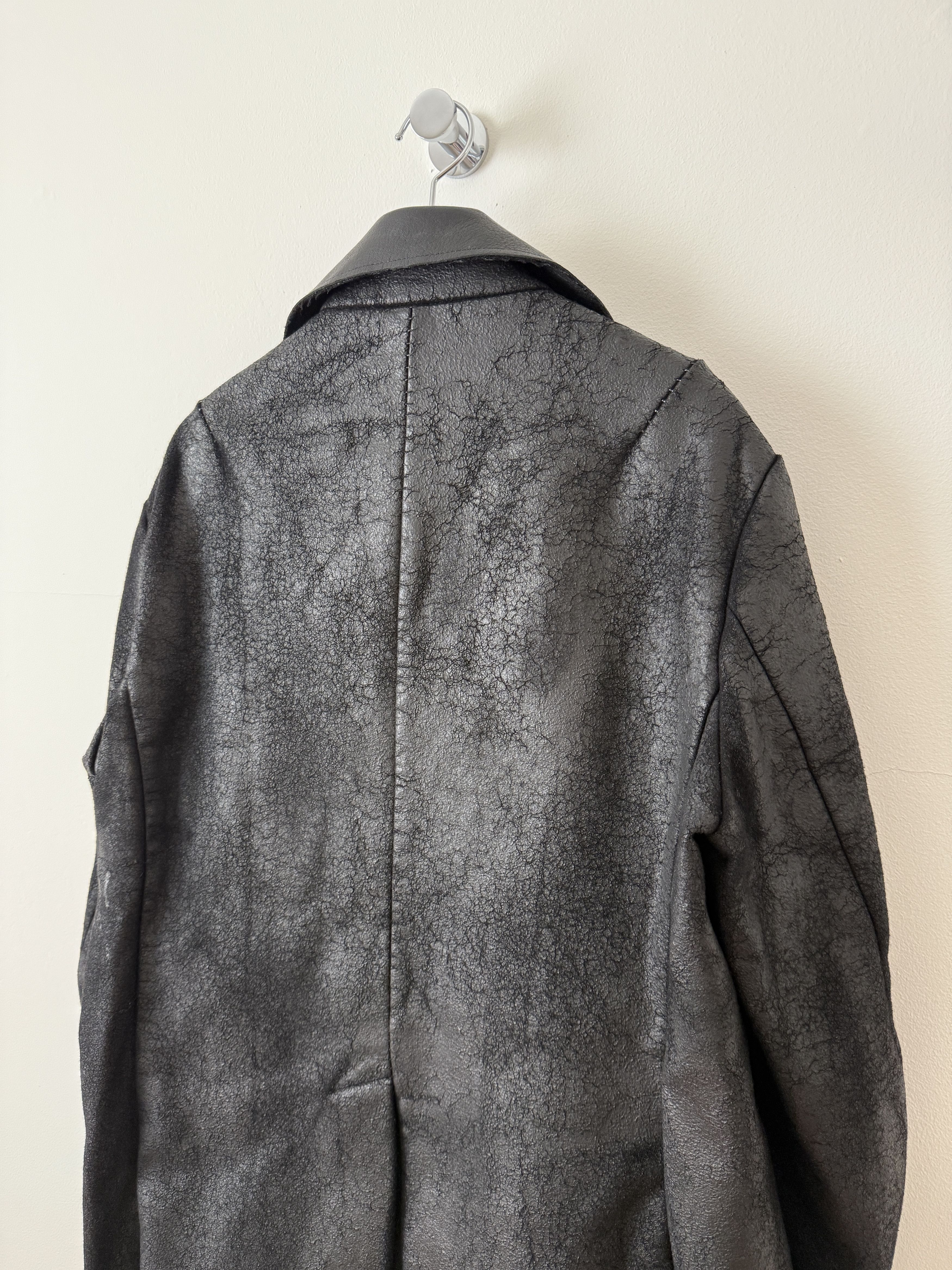 Masnada Heavy Wool Distressed Buttoned Overcoat Size US L / EU 52-54 / 3 - 15 Thumbnail