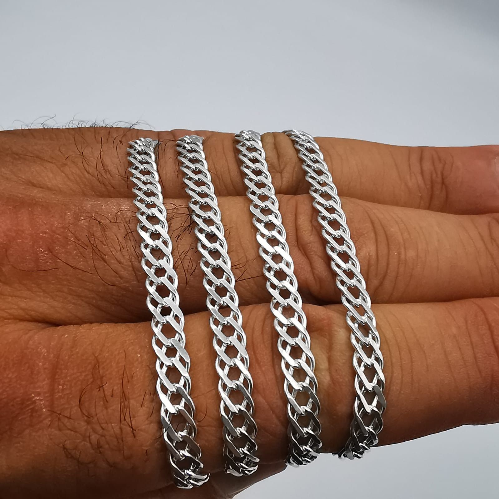 Vintage Jewelry Chain, 925 Sterling Silver, Signed 15,78g