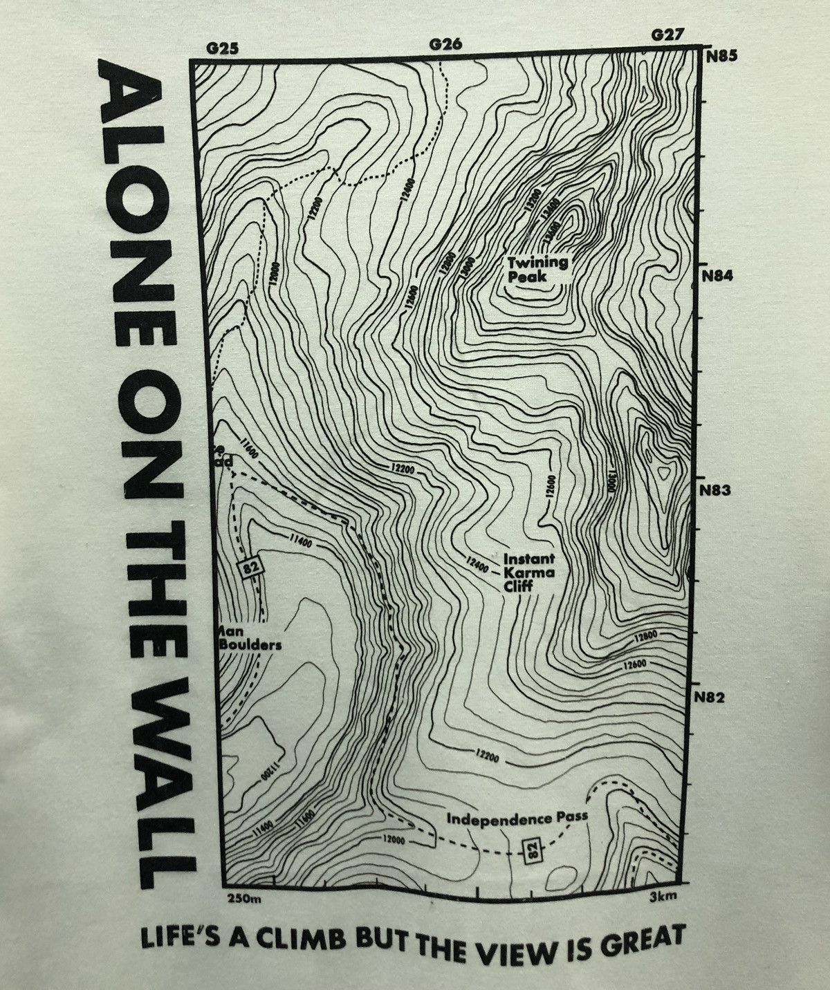 GU GU Active Alone On The Wall Life's A Climb T-Shirt Size US M / EU 48-50 / 2 - 3 Thumbnail