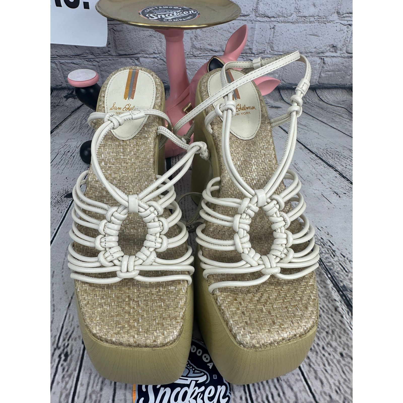 Sam Edelman Sam Edelman Gia Platform Sandals Womens 7 EU 37 Strappy Heel Size US 7 / IT 37 - 2 Thumbnail