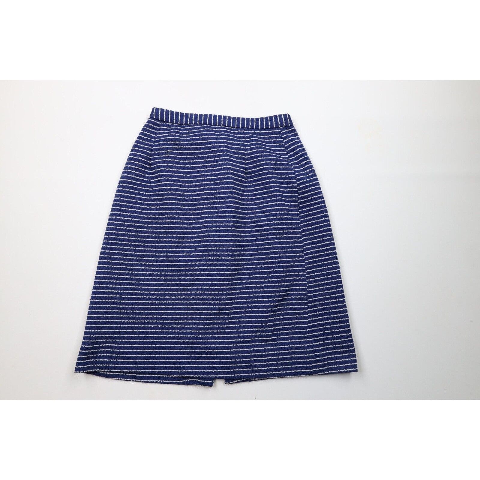 Vintage Vintage 60s 70s Streetwear Striped Knit Button Skirt Size 26" / US 2 / IT 38 - 7 Thumbnail