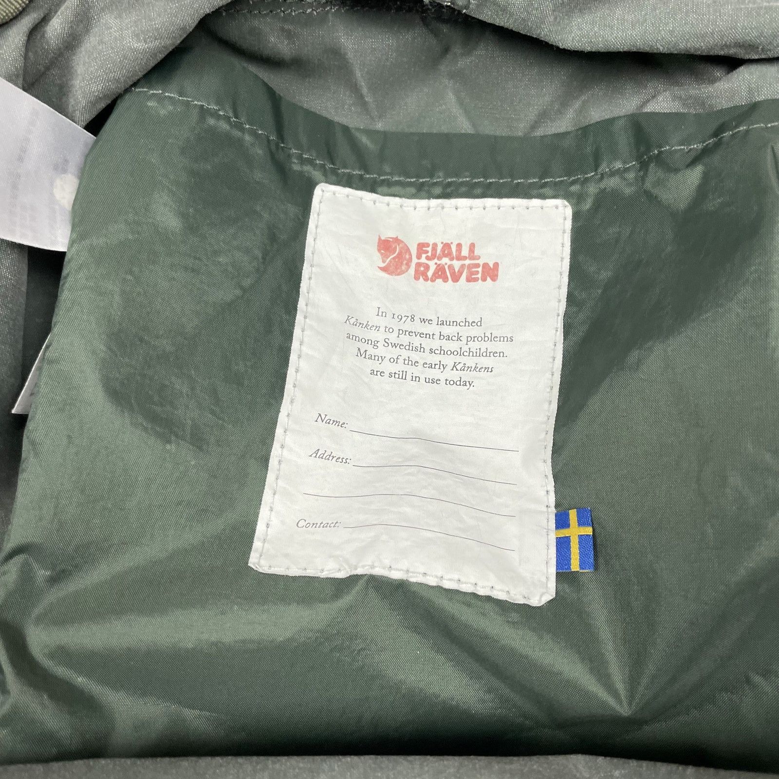 Fjallraven Fjällraven Kanken Olive Green Everyday Outdoor Logo Backpack Size ONE SIZE - 4 Thumbnail