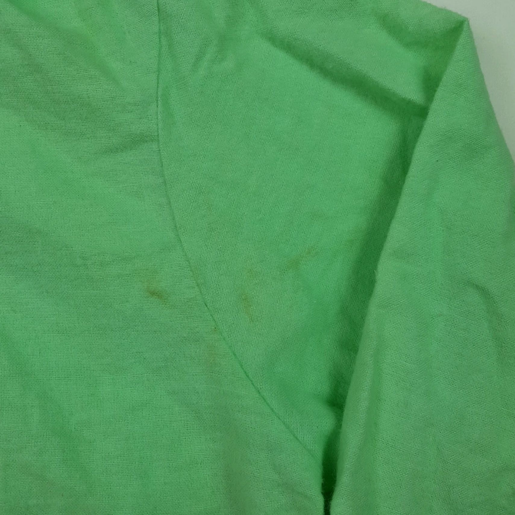 Vintage VINTAGE Mint Green Fleece Polo Shirt Men's Size Large Long Sleeve Collared Retro Polo Shirt Size US L / EU 52-54 / 3 - 6 Thumbnail
