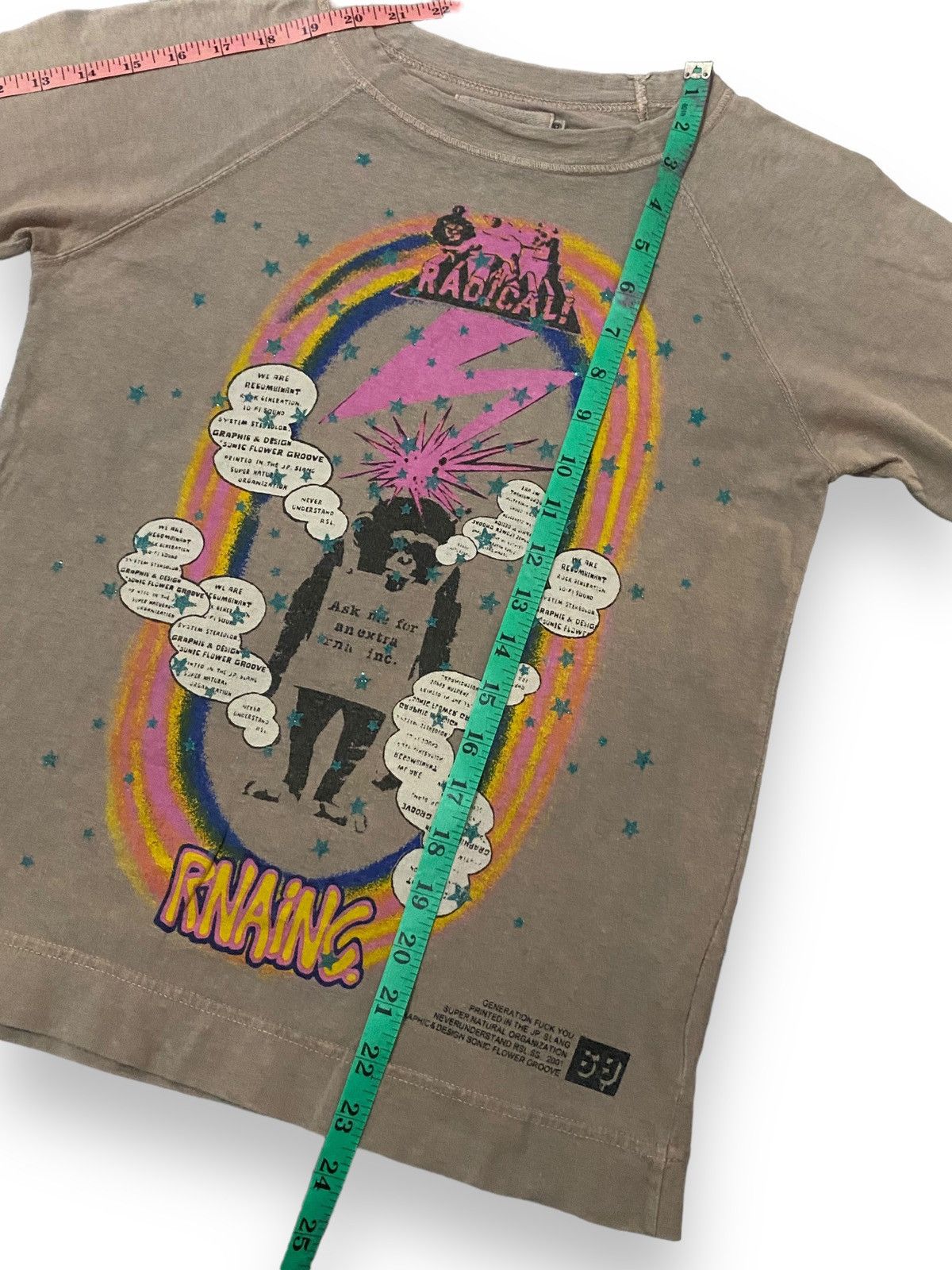 20471120 × Hysteric Glamour RNA INC Japan Rainbow Monkey Sonic Flower Groove Longsleeve Size US S / EU 44-46 / 1 - 17 Thumbnail