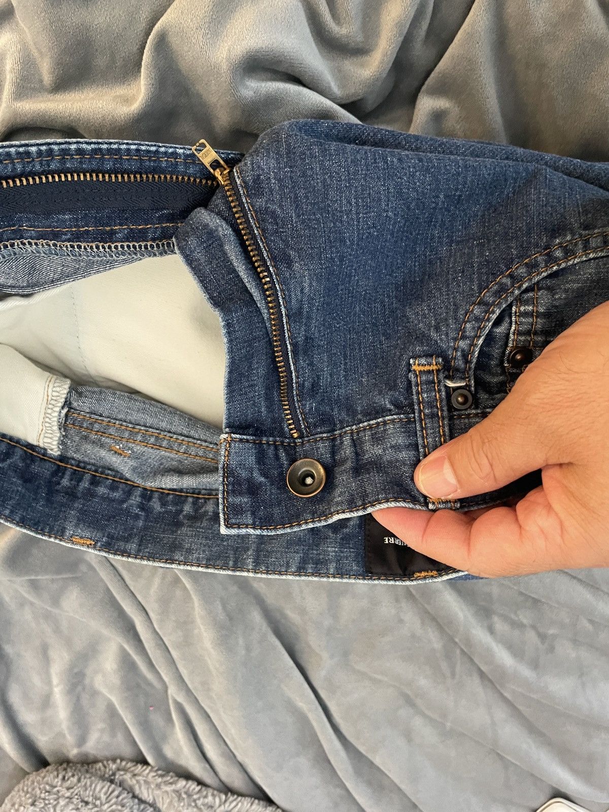 Nom De Guerre Selvedge straight leg denim jeans Size US 30 / EU 46 - 12 Thumbnail