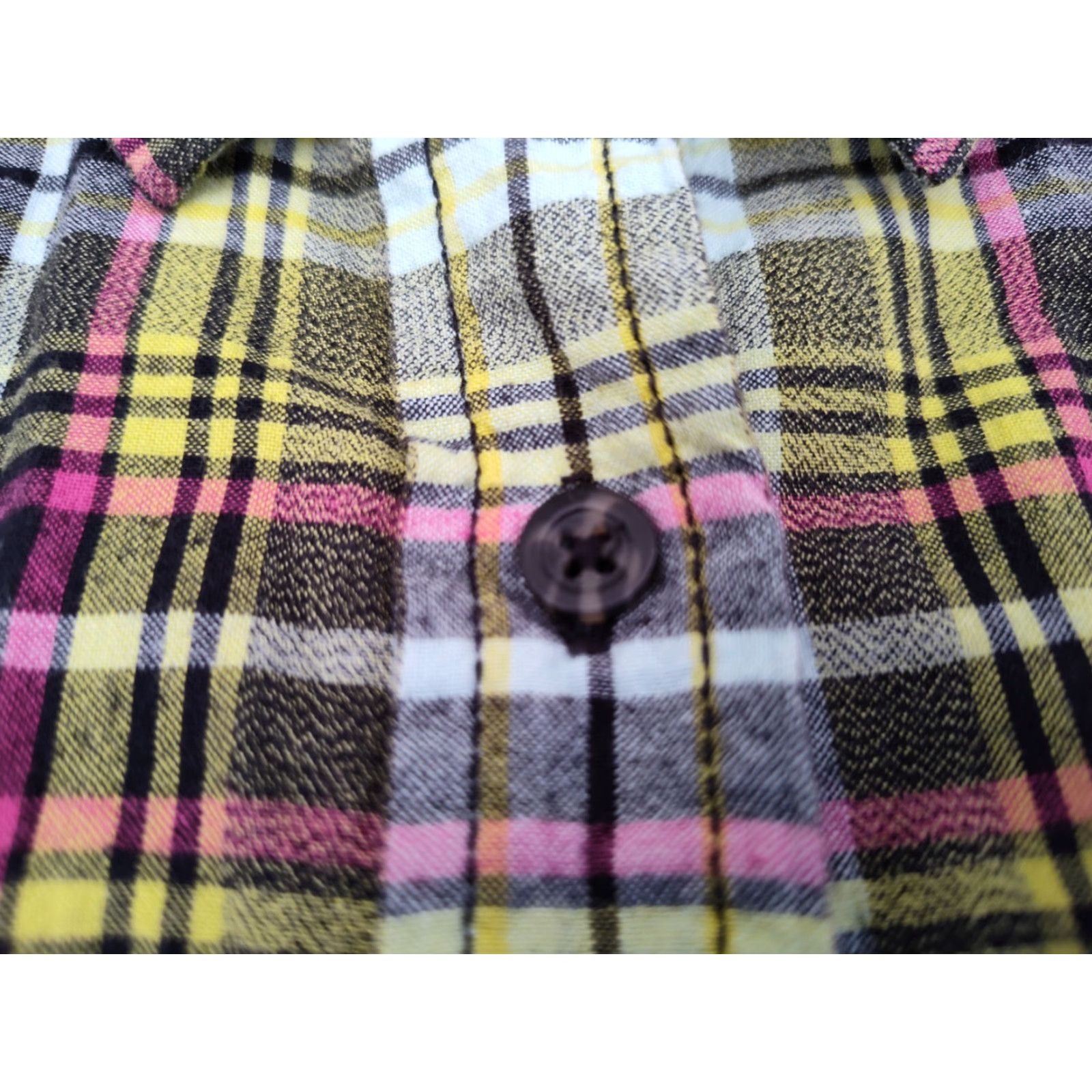 KAVU KAVU Women's Button-Up Flannel Shirt Long Sleeve Casual Travel Plaid Elbow Pads Flip Cuff Cotton M Multicolor Size M / US 6-8 / IT 42-44 - 7 Thumbnail