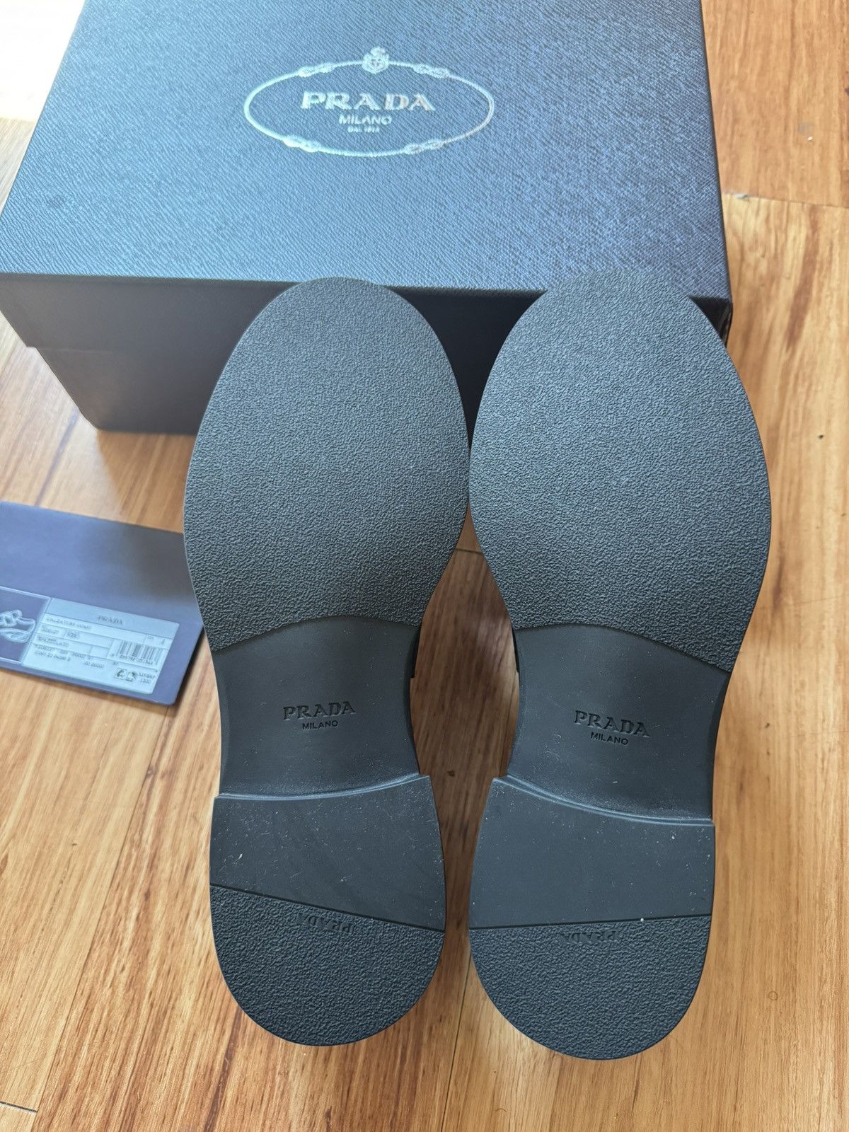 Prada triangle loafer Formal Shoes