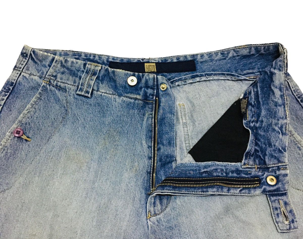 If Six Was Nine Very Rare Vintage Marithe Francois Girbaud Short Jeans 1990s Size US 36 / EU 52 - 5 Thumbnail