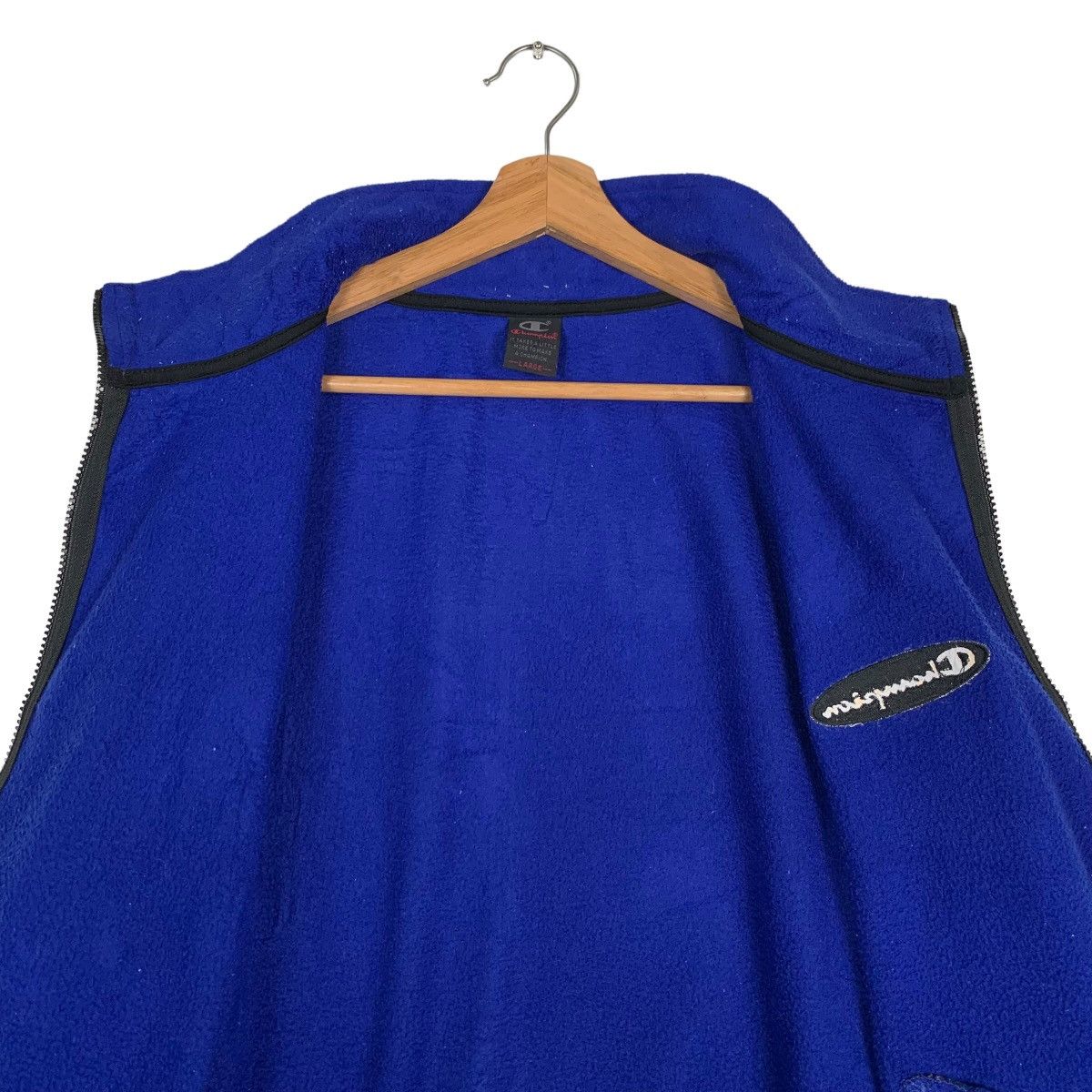 Champion Vintage Champion Embroidery Logo Blue Fleece Jacket #0004-C1 Size US L / EU 52-54 / 3 - 14 Thumbnail