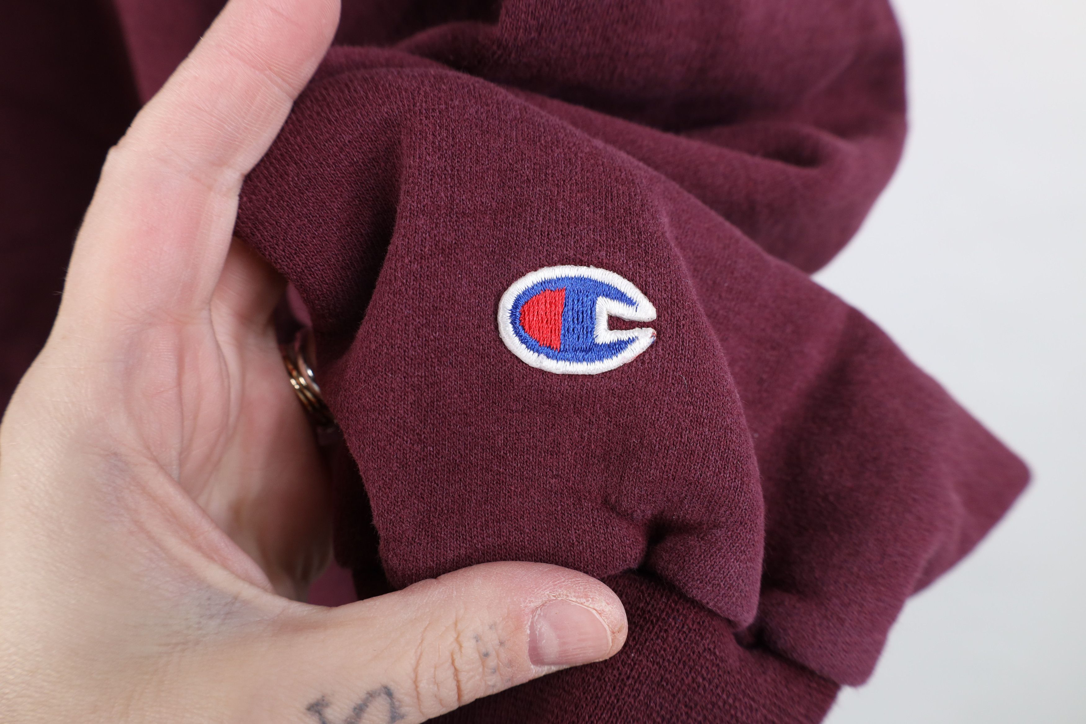Champion Vintage 90s Y2K Champion Monochrome Crewneck Sweatshirt Size US XL / EU 56 / 4 - 7 Thumbnail