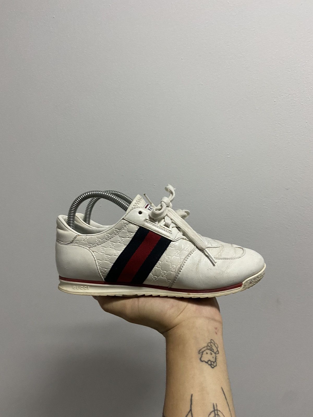 Gucci Gucci low sneakers vintage monogram womens Size US 8 / IT 38 - 2 Thumbnail