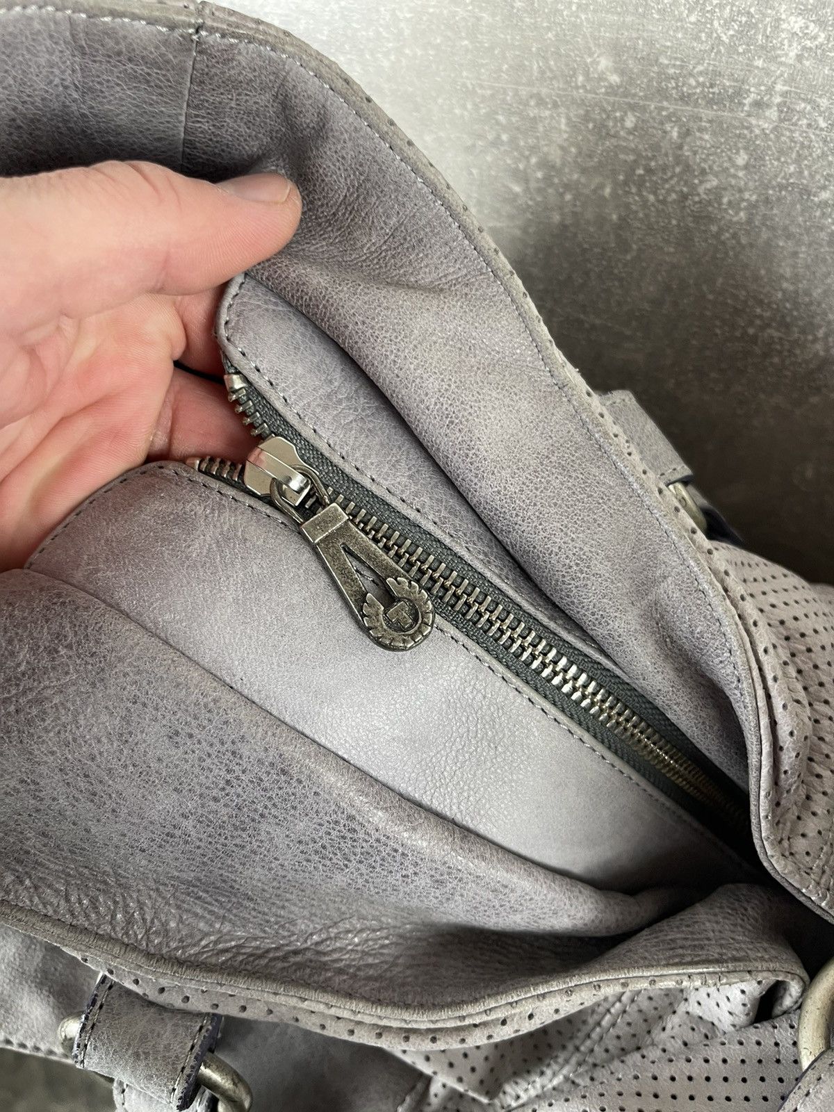 Belstaff × Vintage Belstaff Logo Leather Avant Garde Leather Tote Shoulder Bag Size ONE SIZE - 7 Thumbnail