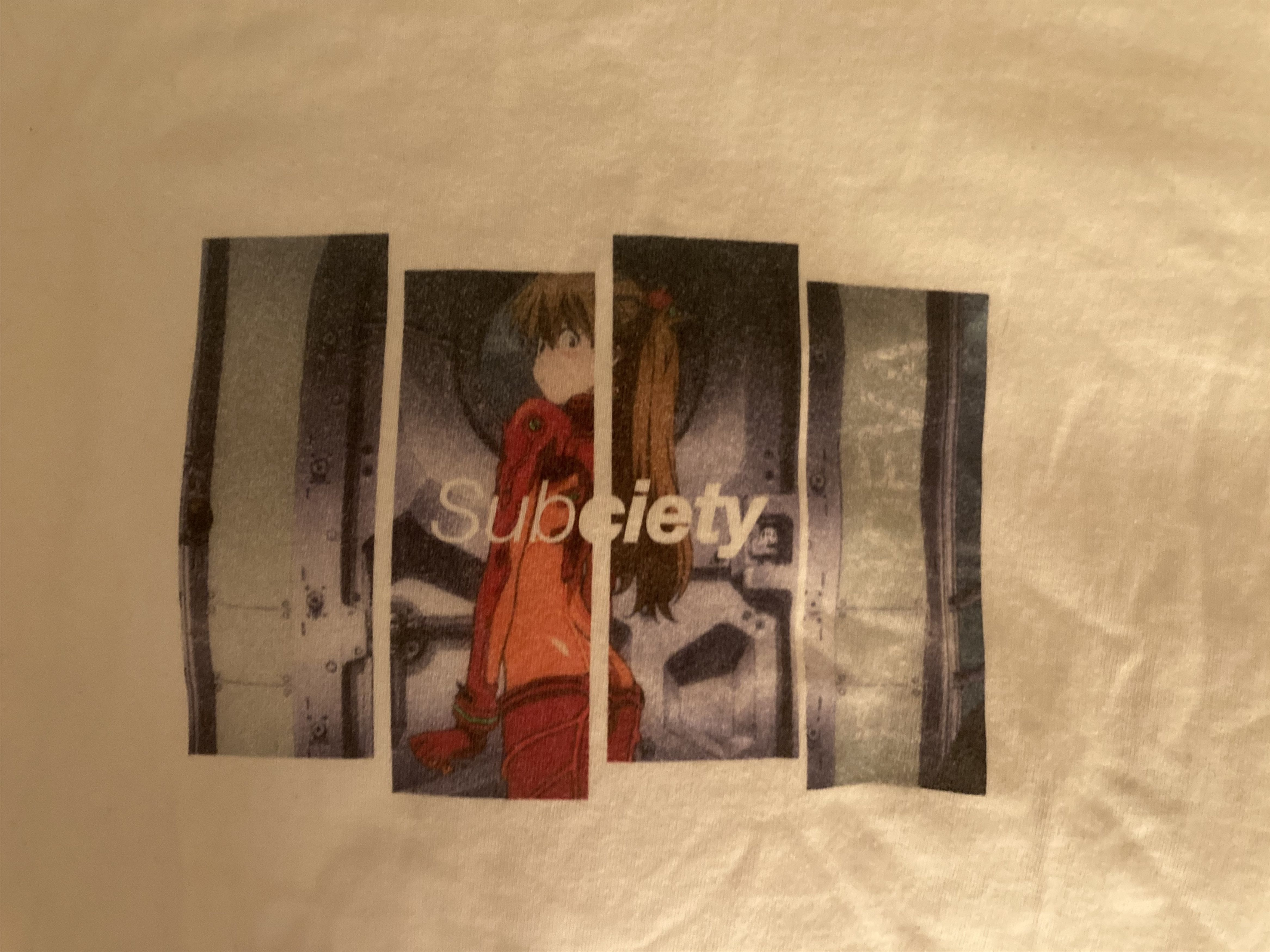 Anime Evangelion Subciety Radio Eva Asuka T-shirt Size US M / EU 48-50 / 2 - 2 Thumbnail