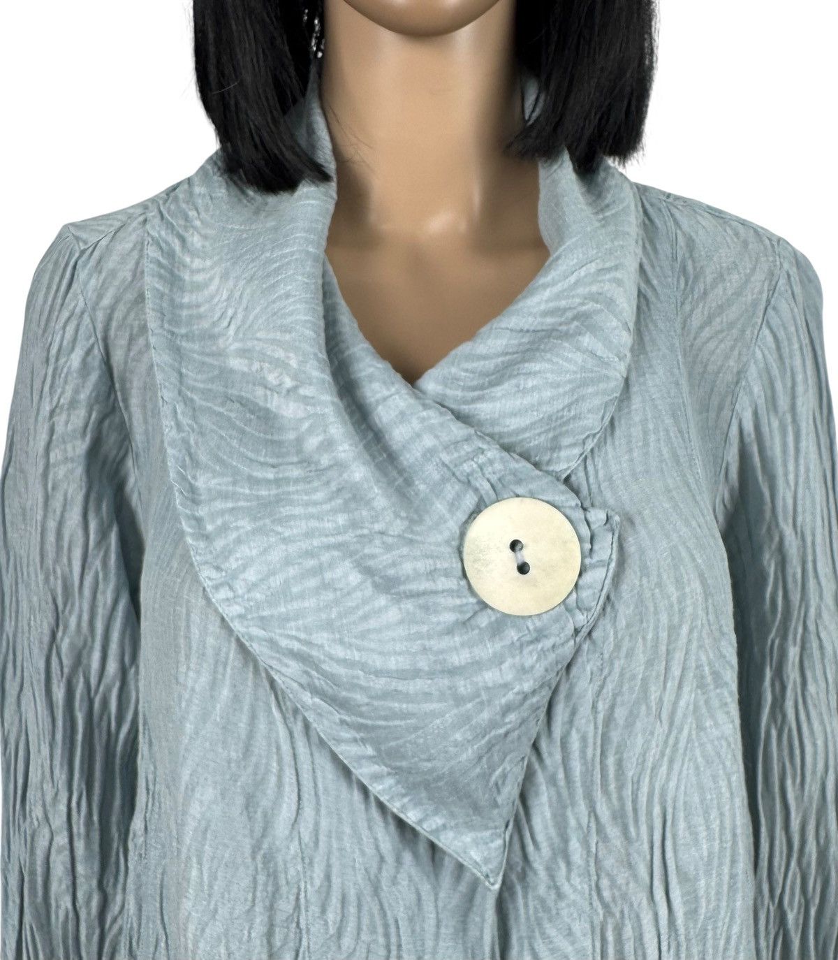 Other Grizas Pleated Lightweight Jacket Silk Linen size L Size L / US 10 / IT 46 - 3 Thumbnail