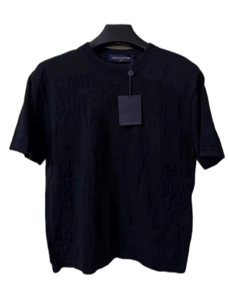 Louis Vuitton louis vuitton black short sleeve tee Size US M / EU 48-50 / 2 - 1 Thumbnail