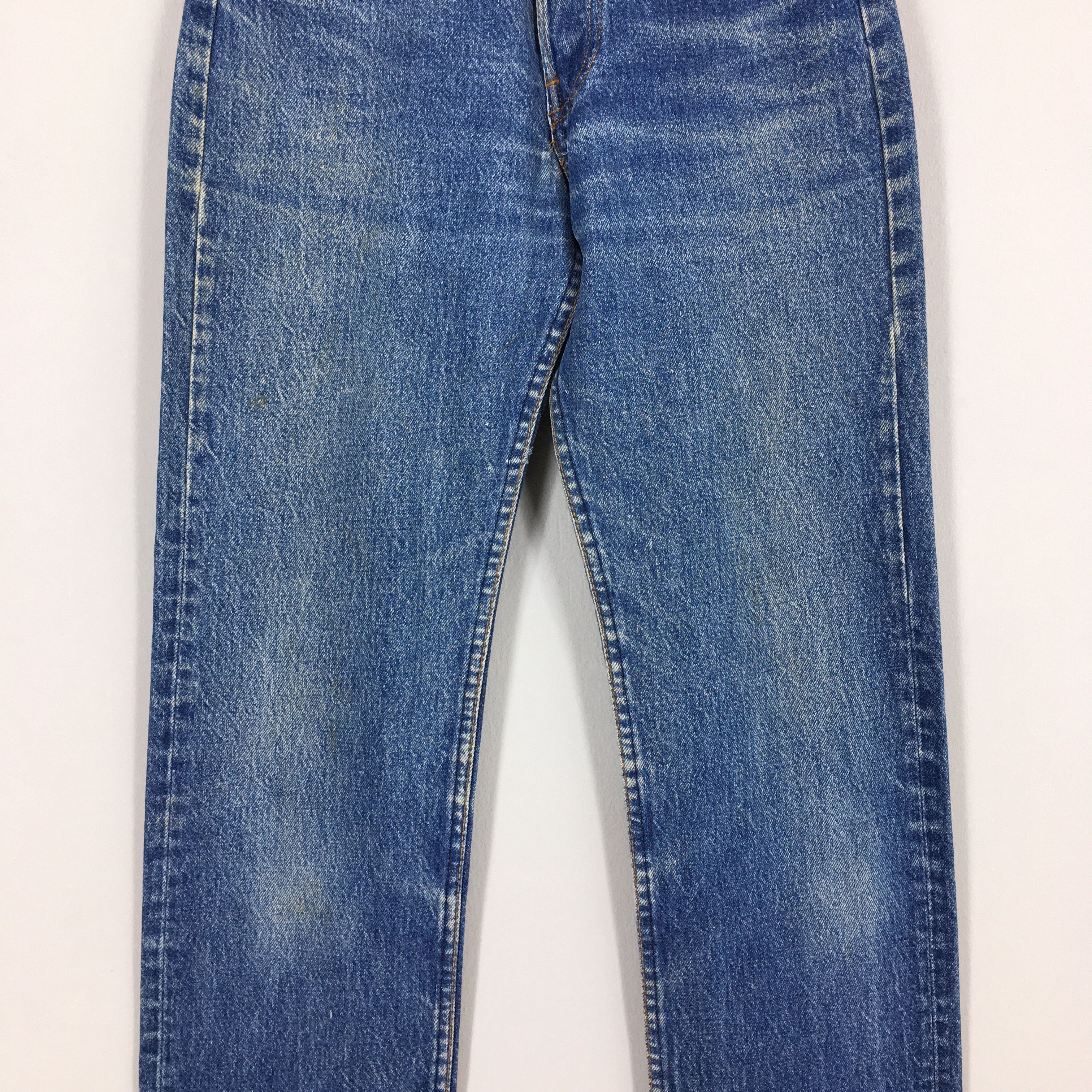 Levi's Size 26x30 Vintage 90s Levi's 501 Faded Blue Jeans S874 Size 26" / US 2 / IT 38 - 3 Thumbnail