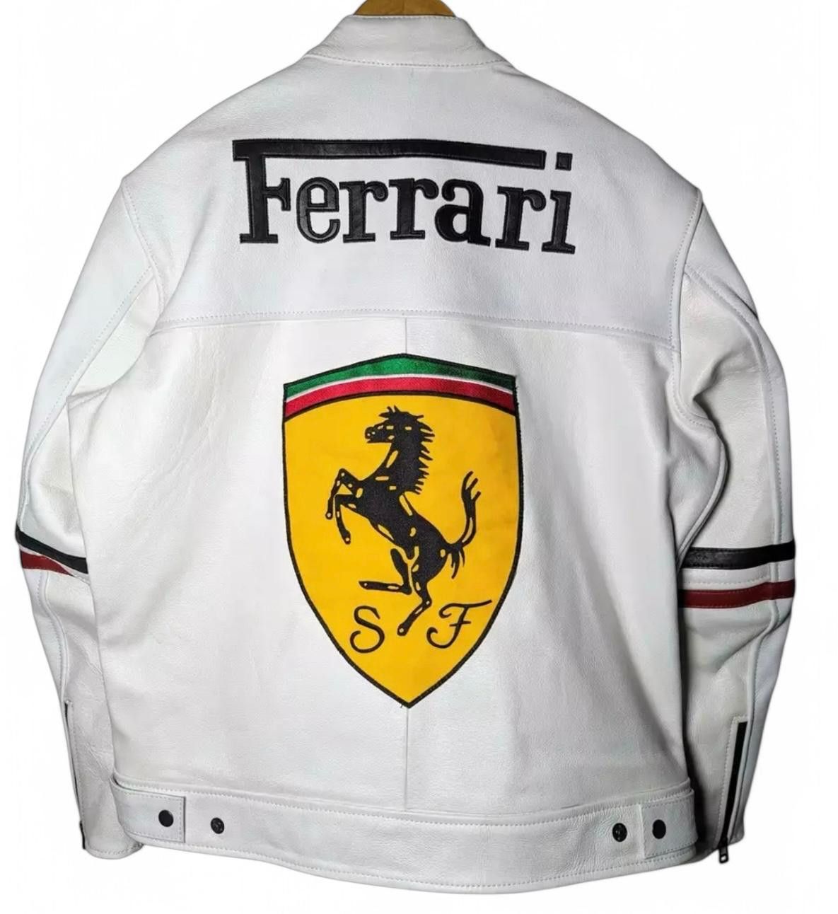 Ferrari × Vintage Vintage Ferrari Leather Jacket Size US L / EU 52-54 / 3 - 5 Thumbnail