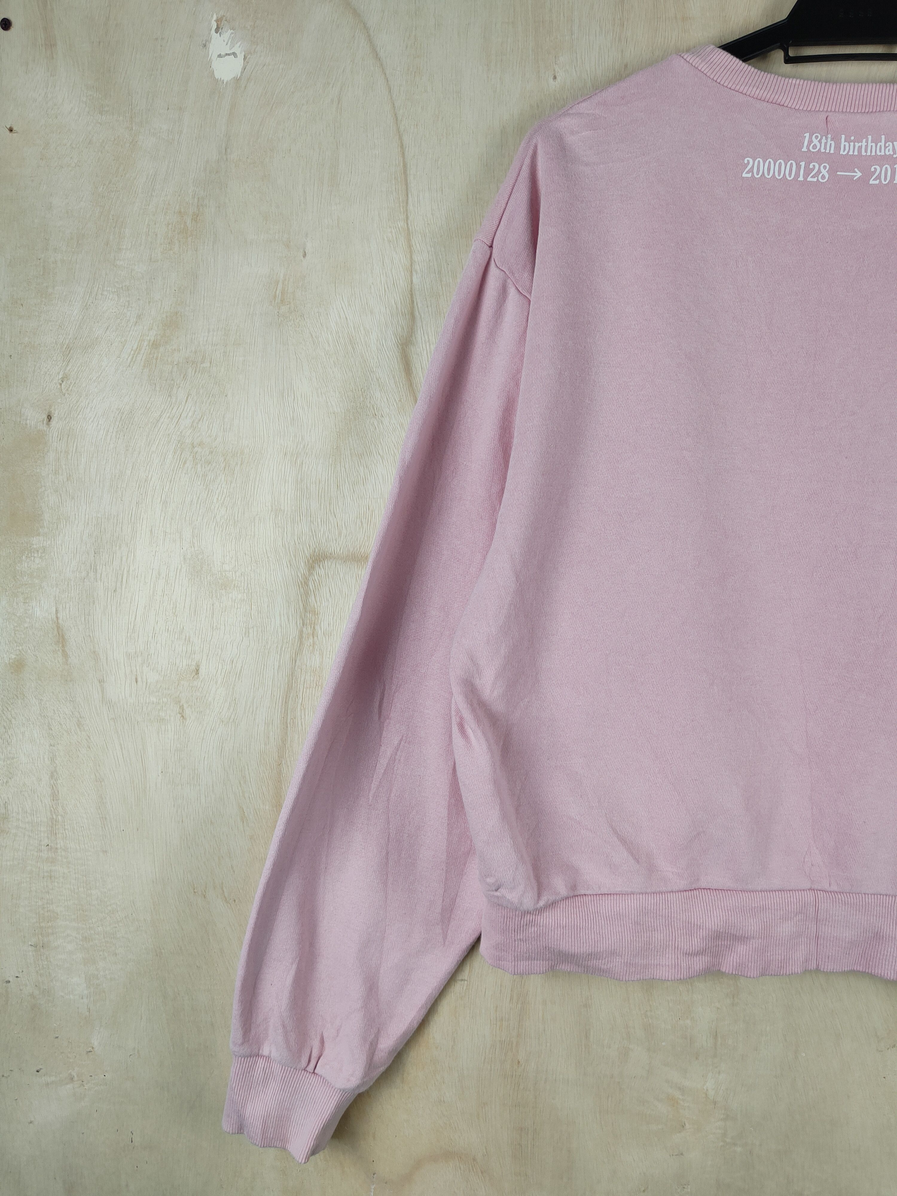Japanese Brand Mememi Pink vintage Sweatshirts #S2569 Size L / US 10 / IT 46 - 10 Thumbnail