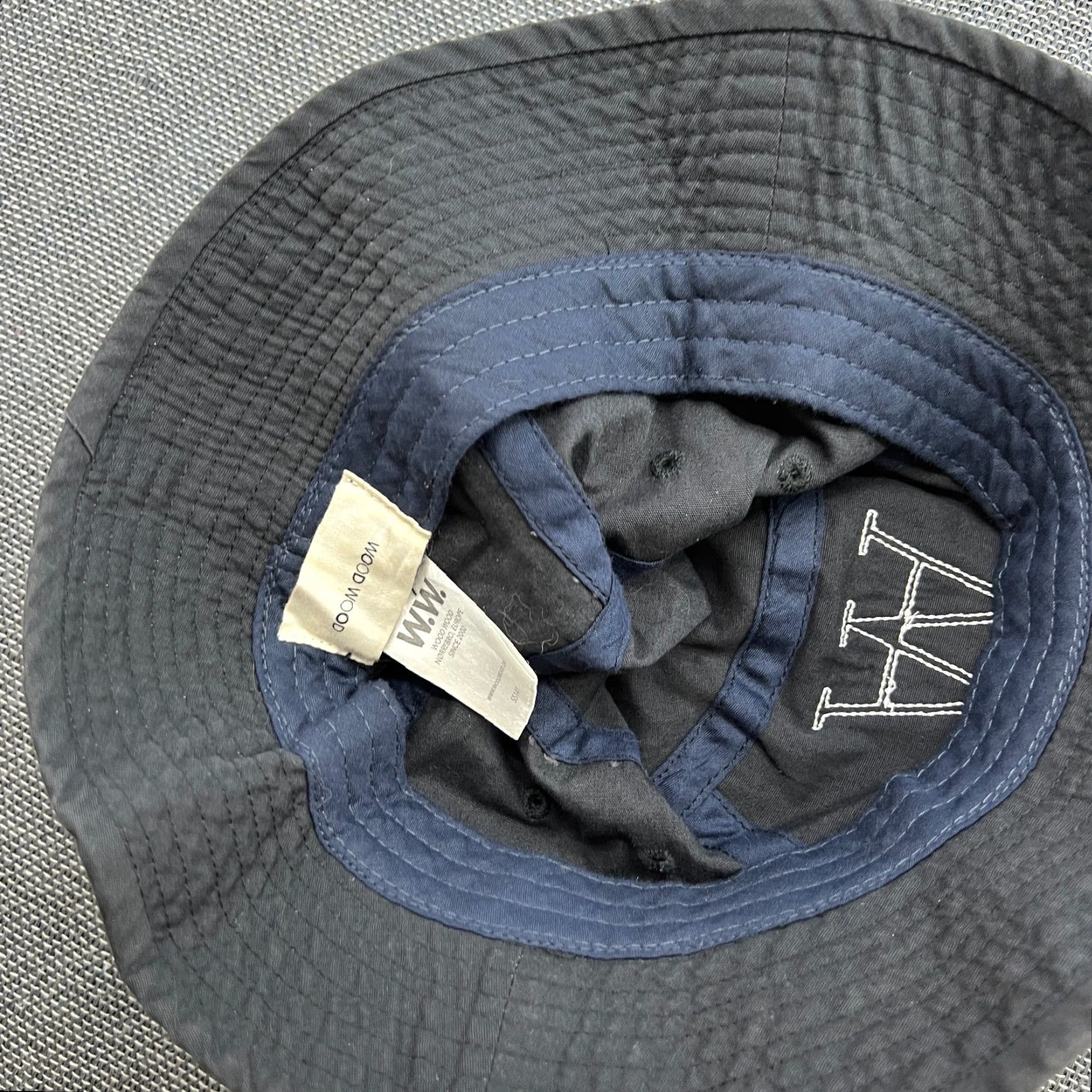 Wood Wood Wood Wood Black Bucket Hat One Size Unisex Size ONE SIZE - 3 Thumbnail