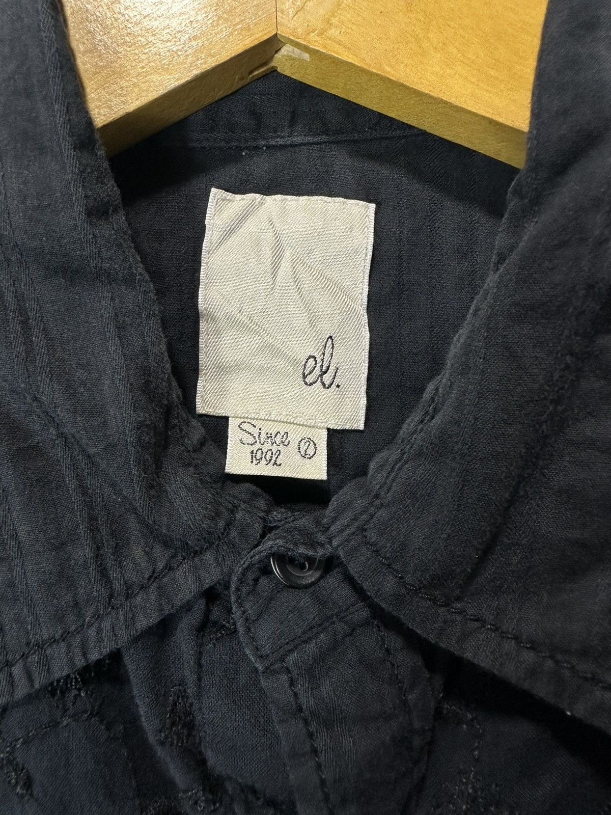 Issey Miyake 90s UNDEFINED WESTERN SHIRT ARROW POCKET ISSEY YOHJI STYLE Size US M / EU 48-50 / 2 - 7 Thumbnail